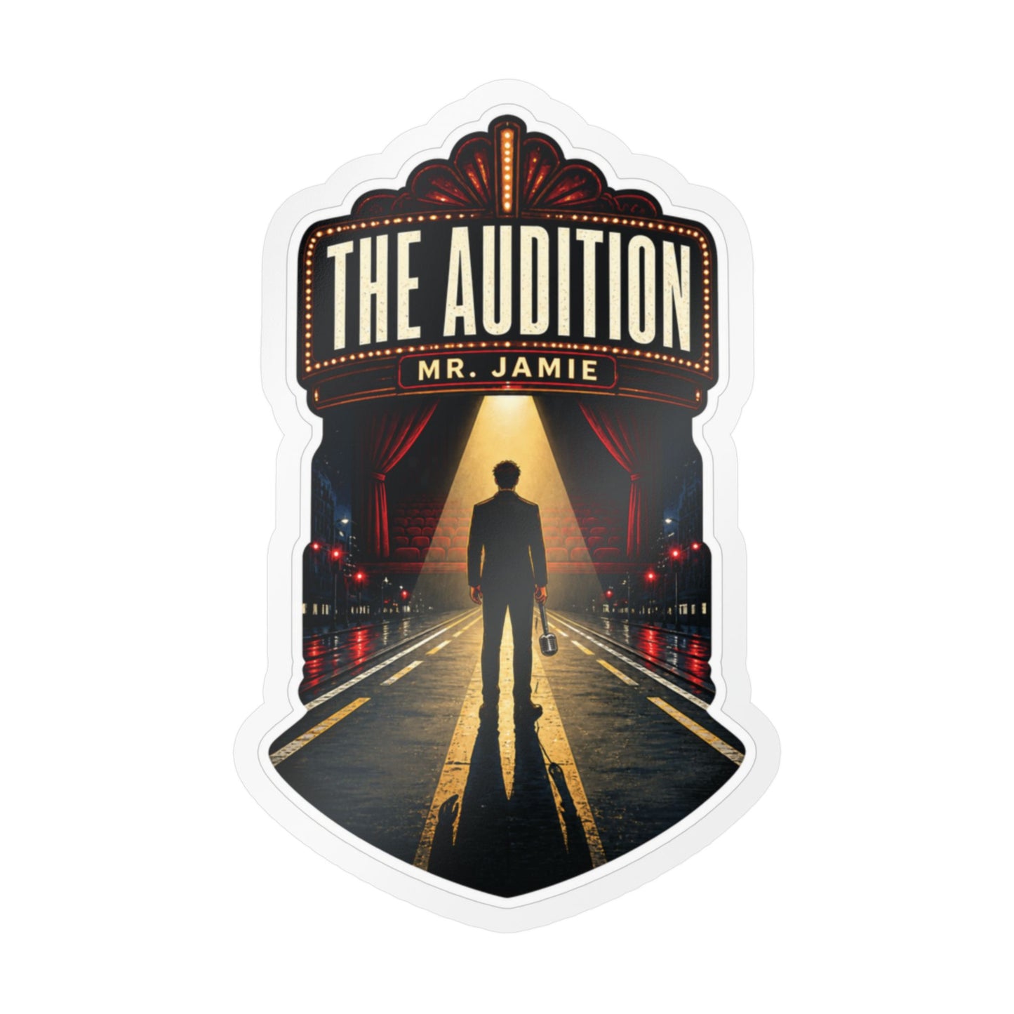 Mr. Jamie "The Audition" Kiss-Cut Vinyl Sticker