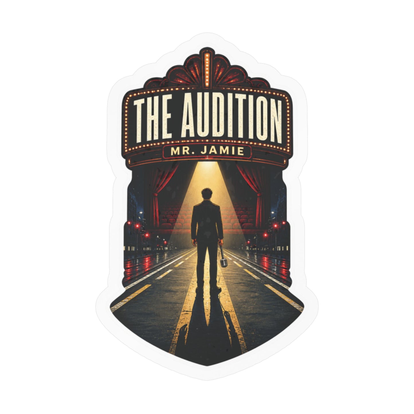 Mr. Jamie "The Audition" Kiss-Cut Vinyl Sticker
