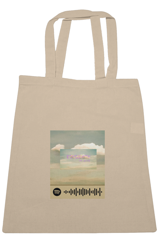 Natural canvas Mr. Jamie Music tote bag