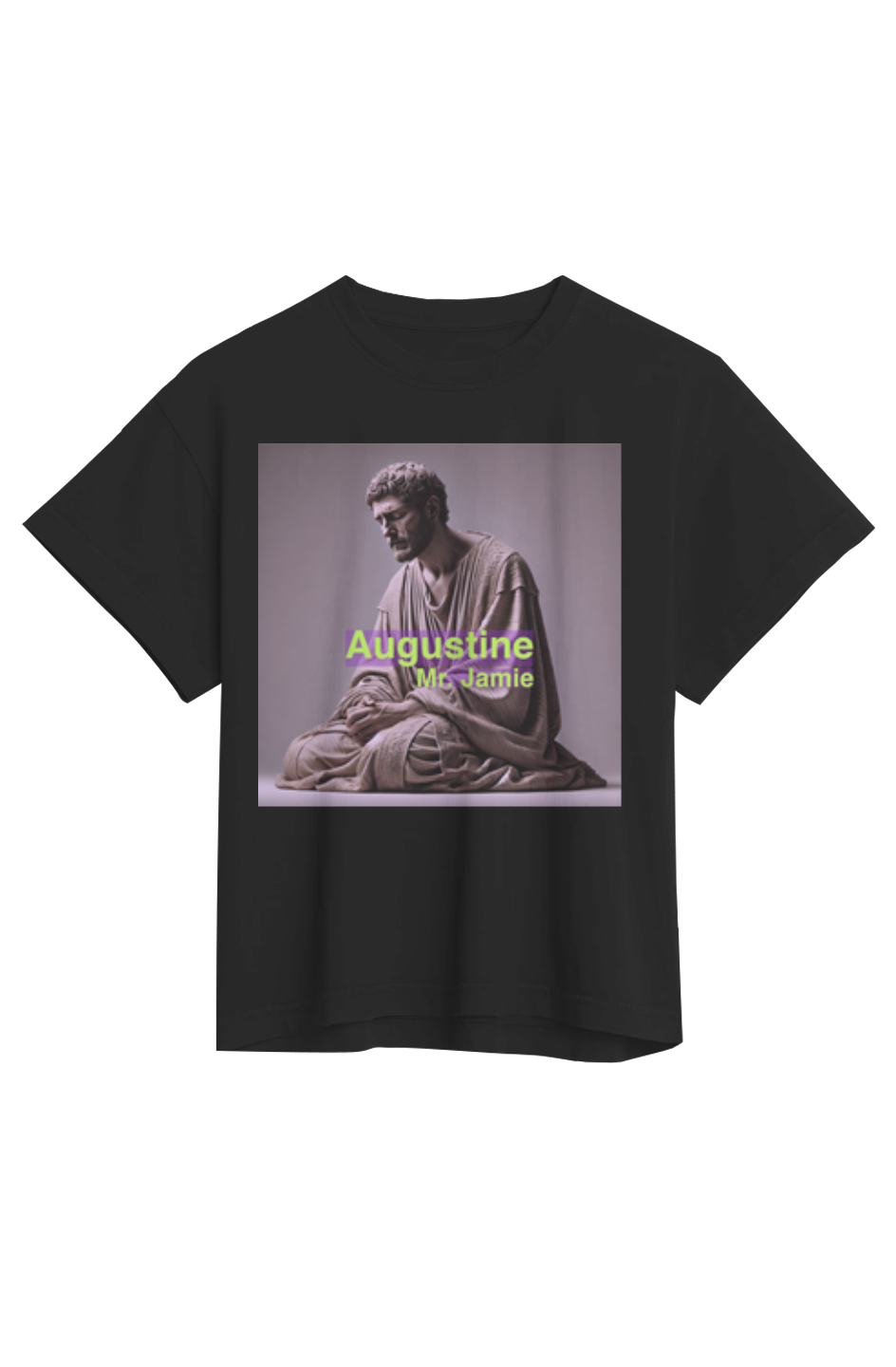 Mr. Jamie Augustine Women's Heavyweight Tee in black