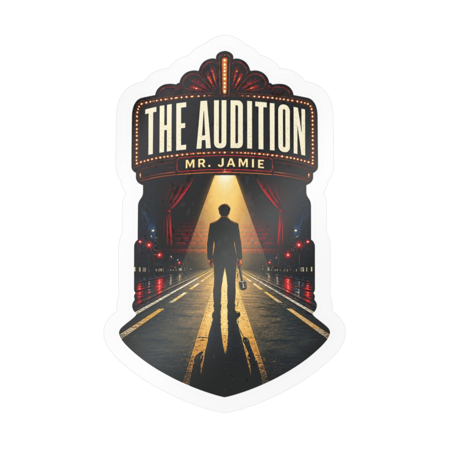 Mr. Jamie "The Audition" Kiss-Cut Vinyl Sticker